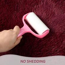 Modern Shaggy Area Rug, Suitable For Bedroom, Living Room, Dorm, Home Decor, Made Of Polyester Fiber And Sponge Filling, Lightweight And Comfortable, Burgundy Plush Carpet, Super Soft And Cozy, Ideal For Bedroom, Christmas And Other Holiday Decoration - Màu Đỏ Sâu - Xem 5