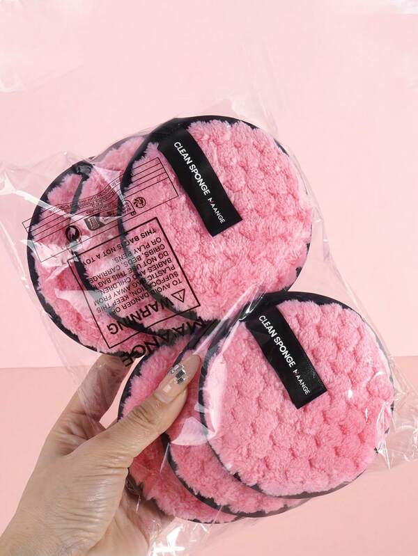 Discos demaquilantes reutilizáveis 5/1 peça, esponja de limpeza facial, utensílios de limpeza facial, esponja de pó seco e úmido, toalha de rosto macia, esponja demaquilante, esponja de almofada de ar, esponja de pó solto, utensílios de maquiagem, esponja de pó seco e úmido, toalha de rosto macia, adequada para limpeza facial diária, máscara esfoliante, remoção de maquiagem, adequada para uso doméstico e em viagens