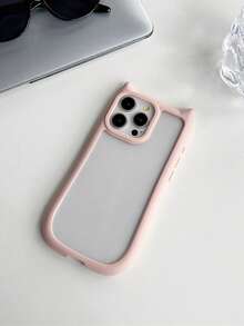 高级个性化猫耳设计硬质亚克力手机壳，兼容 17 Pro Max/17 Pro/17 Air/17/16 Pro Max/16/16 Pro/16 Plus/15/15 Pro Max/15 Pro/15 Plus/11/12/13/14 Pro Max/11 Pro/11 Pro Max/12 Pro/12 Pro Max/13 Pro/13 Pro Max/14 Pro/14 Pro Max/14 Plus，加厚款 - 粉紅色-加硬厚升級版 - 查看 10