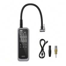 Gonfleur portable Xo CZ018 - Écran LCD - 3 buses - Batterie externe 5000 mAh - Lampe torche - Taille Unique - Voir 2