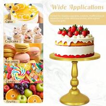 Fivenl 8 Pcs Cake Stand Gold Metal Dert Table Display Set 3-Tier Cupcake Stand Cake Display Tower And Cookie Tray Rack Serving Tray For Birthday Party Weddings  Shower Gold - Gold - View 5