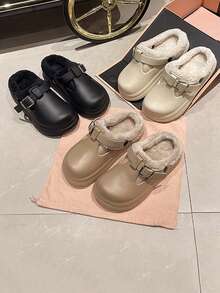 أحذية نسائية جديدة للخريف/الشتاء مزودة بسوستة وفتحات، بطانة من الفرو ناعمة ودافئة، أحذية منصة داخلية مريحة، مناسبة للأطباء والممرضات والجراحة والرياضة اليومية الخارجية، جنسي