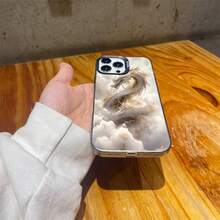Phone Case With A Dragon Roaming In Mid-Air For IPhone 16 Pro Max, Smudge-Proof, Drop-Proof Case 15/14 Plus/13 Cartoon 12/11Pro Phone Case - Mixed Color 1 - View 7