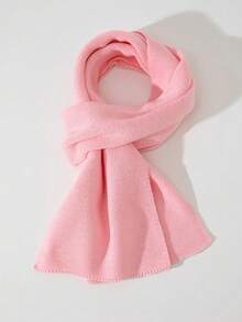 1 Stück Weihnachtsstil Kinderschal, unisex Y2K warm & atmungsaktiv modischer vielseitiger Strickschal, geeignet für Herbst/Winter Alltagskleidung