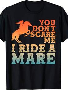 Cool Horse Riding Art For Wo Girls Equestrian Horse Lover T-Shirt - 款式29 - 查看 1