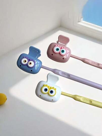 5-In-1 Cute Eyed Toothbrush Holder - Dopamine Color Toothbrush Travel Set - Dust-Proof Toothbrush Protector, Suitable For Home/Travel