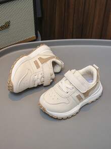 童鞋，春秋新品，儿童运动鞋，女童休闲运动鞋 - 米色 - 查看 2