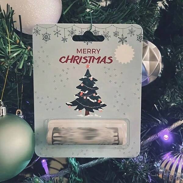 6/12pcs Festive Christmas Money Holder Cards With Clips - Fun & Creative Xmas Cash Gift Decorations For Tree, Includes Protective Covers, Christmas Gifts, Ornaments, Hanging