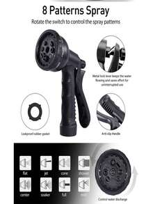 Pistola de agua de alta presión para lavado de autos, manguera de agua telescópica mágica para jardinería y riego