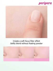 Peripera K-Beauty Pure Blushed Custon Cheek Blush，可混合粉状腮红，渐变色，哑光自然透明光泽，光泽效果，柔滑质地，自然妆效，日常妆容，韩式妆容 - #02 Fluffy Peach (new) - 查看 9