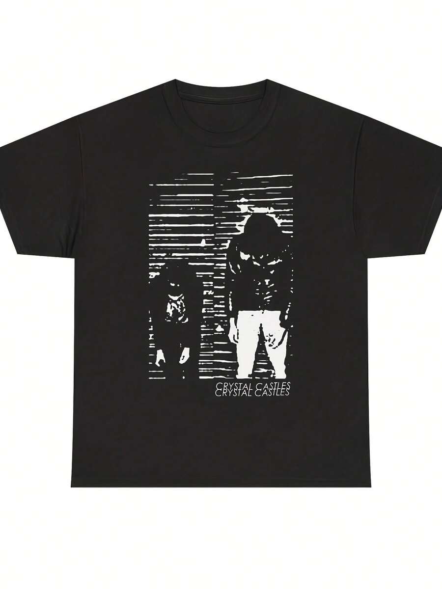 Crystal Castles Tshirt Doe Deer Tshirt Electro Chiptune Band Music Gifts, Uni Heavy Cotton Tee - 款式18 - 查看 1
