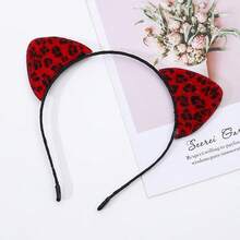 1pc Solid Color Cute Elegant Chic Polyester Fiber Party/Street Vintage Rabbit Ears Headband,Suitable For All Seasons Including Easter Halloween