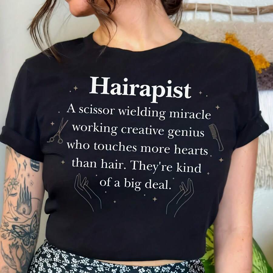 Hairstylist Shirt, Hairstylist Gift, Hair Dresser Definition Shirt, Hair Stylist Gift T-Shirt, Funny Hairstylist Shirt, Hairdresser Gift - 款式24 - 查看 1