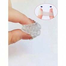 QKC 20pcs Toe Anti Abrasion And Pain Protection Silicone Toe Sports Toe Sleeve For Women High Heels Women Pumps And Men Sneakers Shoes Summer Daily Wear - 透明10 - 查看 8