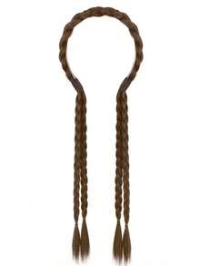 Braided Wig Headband Hairpiece, All-In-One Convenient High Crown Casual Headband, Non-Slip For Washing Face, Outdoor Events, Performances,Hairband,Hair Hoop Headbands Hair Accessories Head Accessories - Multicolor - View 10