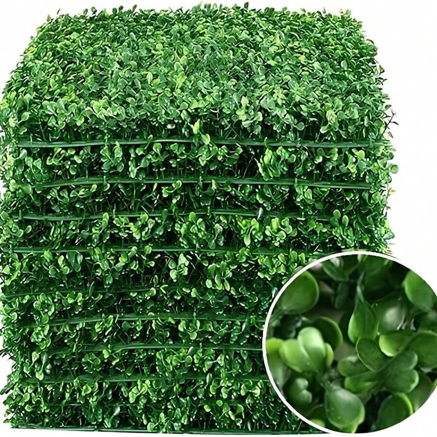 10 Artificial Wall Panels English Wall 25x25cm - Green - View 1