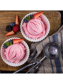 1 Husband-Shaped Food Scoop, Fruit Scoop Food Safety, Ice Cream And Fruit Spoon, Heavyweight Medium Ice Cream / Cookie Dough Scoop