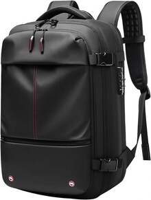 Mochila de viaje con vacio, 19 inch Space Bag Mochila, Vacuum Backpack Travel, con Bomba de Vacío, Mochila con Bolsa de Aire Antirrobo para Viajes - 1 - Ver 8