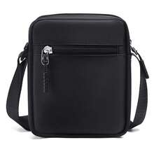 Bolsa de Hombro Mini GOLF para Hombre, Bolsa Cruzada Negra, Bolsa Casual Delgada, Bolsa de Mensajero Ligera para Teléfono Celular - Negro - Ver 6
