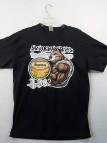 Maruchan Boys Ramen Noodle Mens Black Graphic T Shirt Size L Pitbull 1302 - 款式16 - 查看 1