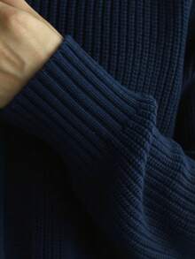 GRDR Men's Casual Long Sleeve Zip-Up Cardigan Sweater, Versatile For Daily Wear