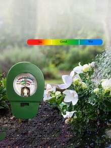 Analisador de solo 3 em 1 - Medidor de CE, pH e Umidade, instrumento científico fácil de usar para jardim, estufa e plantas domésticas. Ajuda os entusiastas da jardinagem a monitorar as condições do solo e proporcionar o ambiente ideal para o crescimento das plantas.