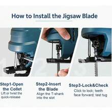 20/10pcs Universal Curved Jigsaw Blade Set, Made Of High Carbon Steel, Suitable For Rapid Cutting Of Wood, Plastic And Metal, Applicable To Most Jigsaws,Tool Accessories