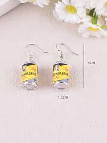 1 Pair Unique 3D Wine Bottle Design Party Earrings For Women - Multicolor - View 11
