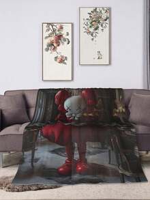 Kawss Kawaii Kaw Blanket Super Soft Warm Bed Blanket Sofa Bedding Bedroom Sofa Office Car, Four Seasons Cozy Shaggy Blanket Girls Boys Adult Gift No Linting, Machine Washable - 黑色 - 查看 2