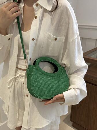 时尚韩式百搭别致手提包，新款单肩包