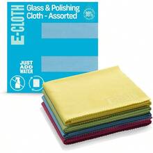 Microfiber Glass Cleaning Cloth, Assorted Colors, 4 Pack - 多種顏色 - 4 件裝 + 8 件裝 + 純色 - 查看 2