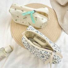 1 pieza Bolsa de almacenamiento multifuncional con diseño lindo y gran capacidad, organizador de cosméticos para estudiantes, viajes y uso diario. Se puede usar como estuche de lápices, billetera, organizador de papelería, bolsa de aseo de viaje, mini bolsa de cosméticos portátil con cierre. Regalo ideal para mujeres y niñas. - Multicolor - Ver 4