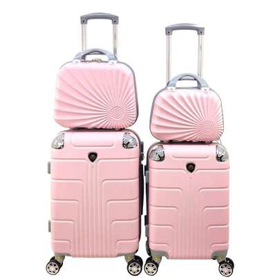 Kit Maleta Para 8 Y 10 Kg + 2 Neceser Sin Documentar Ligera Candado De Configuración Fija Impermeable