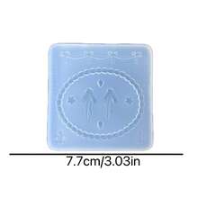 Khuôn đúc nhựa hình trái tim oval, phụ kiện khuôn silicon, khuôn nhựa lỏng, khuôn silicon làm móc khóa nhựa, khuôn nhựa. - Silicon - Xem 4