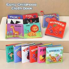 6PCSHigh-Quality Multi-Theme Picture Books Enhance Baby's Tactile Perception And Color Recognition, Washable And Durable,Halloween, Christmas, Birthday Presents. Suitable For Both Boys And Girl - Nhiều màu - Xem 7