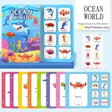 Interactive Busy Book For Children 3+ Years Old - Educational Sensory Flash Cards, Cognitive Skill Development, Preschool Learning Toy, Perfect Holiday Gift - Multicolor - View 14
