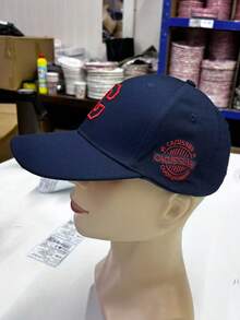 Șapcă de baseball mare, cu boruri lungi, elastice, reglabile, brodate cu literă C, unisex, respirabilă, la modă, protecție solară, potrivită pentru toate anotimpurile - Multicolor - Vizualizare 6