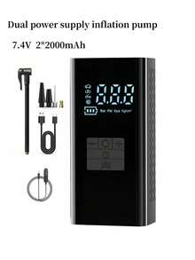 Portable Car Jump Starter With Air Compressor, Jump Starter Battery Pack, 2500A Peak(2.11gal Gas, 1.72gal ) With 150 PSI Tire Inflator, 12V Car Battery Jump Power Pack, Car Jumper Starter Portable, 5 In 1 Function Jump, Battery Charger - Multicolor - View 14