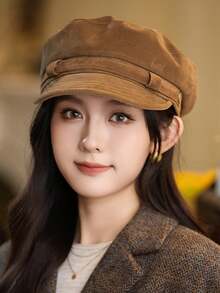 Mehrfarbige gestrickte Beanies für Damen, Lässig & elegant, im vintage-böhmischen Stil, warm & windabweisend, aus Acrylgewebe, geeignet für Herbst & Winter