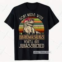 Grandma Saurus T Shirt Funny Grandma T-Rex Dinosaur Grandma Dragon T Shirt Gift - - 款式21 - 查看 1
