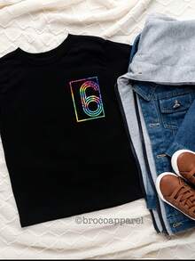 6th Birthday Shirt - Boys 6th Birthday - Tie Dye Birthday - Birthday Boy Shirt - 6 Birthday Shirt - 款式4 - 查看 1