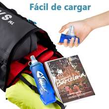 Set de 2 Botella Soft Flask para Correr 250ml, Botellas de Agua Deportivas Plegables con Válvula Antifugas, sin BPA, Paquete de Hidratación para Ciclismo, Senderismo, Escalada, Gimnasio, Acampar - Azul - Ver 7