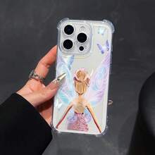 Fairy Tale Forest Princess Elf Pattern Phone Case Compatible With Iphone 16 15 14 13 12 11 Pro Max X XR XSMAX 8 7 Plus, Shockproof Transparent Soft Back Cover. - Clear - View 5