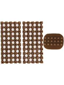 1 Set Alphabet Pottery Tools, Suitable For Ceramic, Polymer Clay, Soap - Alphabet Stamps, Number Stamps, Symbol Stamps, Embossing Molds, DIY Soap Molds With Letters And Numbers - Multicolor - View 6