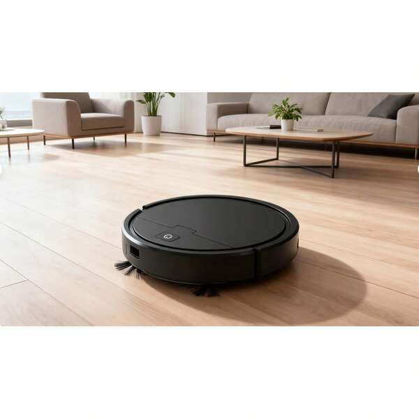 3-In-1 Smart Robot Vacuum Cleaner And Mop, Rechargeable Automatic Smart Sweeping Robot Floor Cleaning Vacuum Cleaner - Black