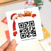 Customized Cards, Christmas Cards, Christmas Event Cards, Gift Cards, Discount Cards, Customized Greeting Cards, Customized QR Codes, Customized Payments, Customized Coupons, Customized Event Cards, Customized Counter Cards, Birthday, Party, Holiday, Wedding, Confession, Table Cards - Christmas QR Code Card - View 21