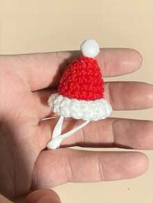 小型宠物针织帽，仓鼠专用小帽子，宠物仓鼠服装帽子，圣诞草帽可调节泰迪仓鼠头饰，泰迪仓鼠服装鹦鹉头饰，玄凤鹦鹉，豚鼠配饰