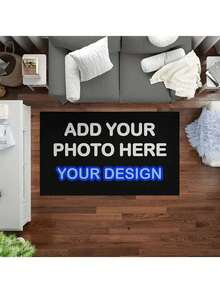 Personalized Non-Slip Floor Mat For Indoor/Outdoor Use - Custom Photo Design, Perfect For Home Decor, Rvs & Accessories, Upload Your Halloween, Christmas Designs For Home, Room, Outside Of House, Welcome Me Cabin Floor Mats,23.6X15.7 Inches