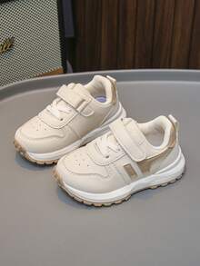 童鞋，春秋新品，儿童运动鞋，女童休闲运动鞋 - 米色 - 查看 3