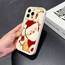 The newly designed Santa Claus patterned Christmas phone case is selling well. Applicable to phone17/17 pro / 17 promax 17 air / 16/16 / pro / 16 promax / 16 plus 15/15 / pro / 15 promax / 15 plus 14/14 / pro / 14 promax / 14 plus 13/13 / pro / 13 promax 12/12 pro / 12 promax / 11/11 / pro / 11 promax & Galaxy22/23/24/25, Christmas gift, New Year gift, suitable for love for family and friends